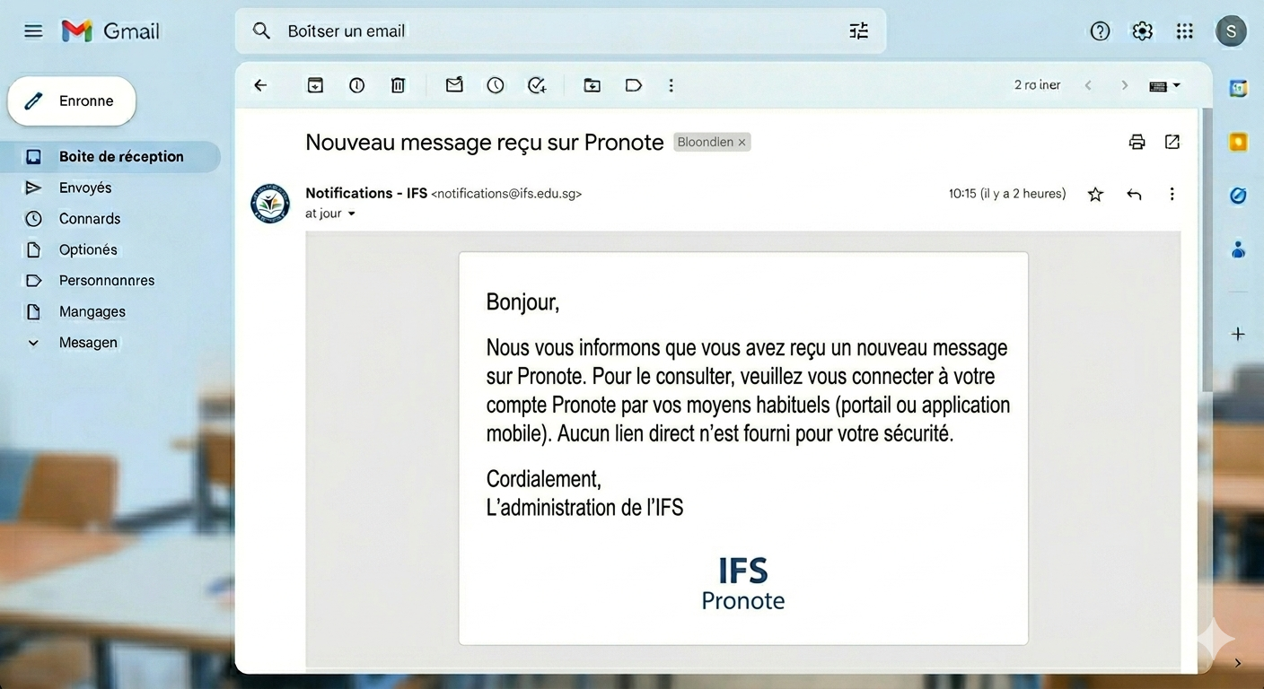 Mail Pronote