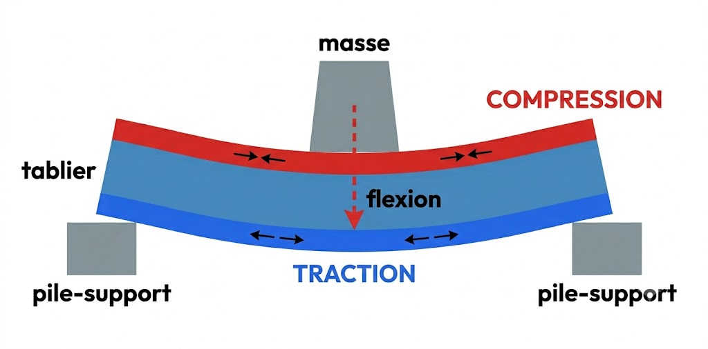 Schema compression et traction